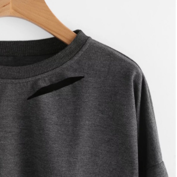 HOST PICK** CUT OUT SWEATSHIRT - Picture 3 of 7